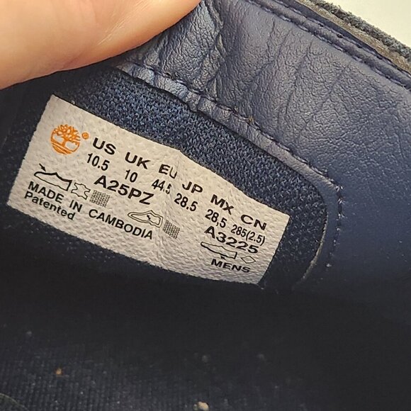 Timberland A25PZ Groveton Men's Slip On Shoes Size 10.5 Navy Blue - Picture 11 of 11